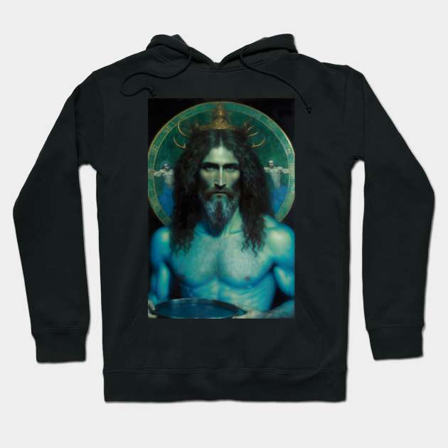 Aquarius - the Eleventh sign of the Zodiac - The Water Bearer Hoodie by YeCurisoityShoppe